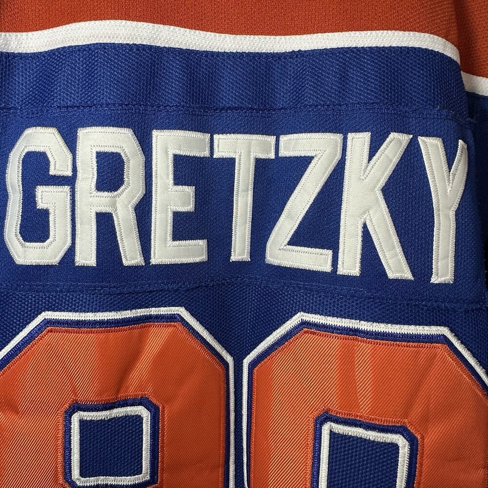 Wayne Gretzky Edmonton Oilers CCM Vintage Hockey Jersey Size 50 (Large) Adult - Picture 10 of 16